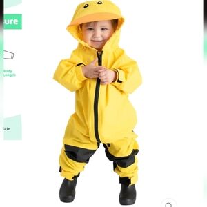 Cuddle Club Duckie Rain suit In 12-18 Months